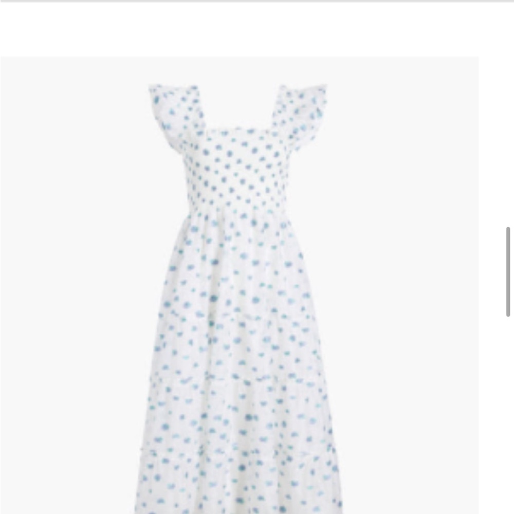 The Organza Ellie Nap Dress - Spearmint/Lilac Floral Jacquard